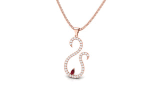 Ruby Teardrop Necklace Ruby Teardrop Necklace