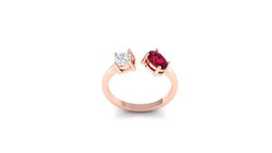 Double Delight Gemstone Ring Double Delight Gemstone Ring