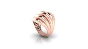 Gleaming Crest Design Ring Gleaming Crest Design Ring