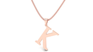 Lustrous Letter – K Necklace Lustrous Letter – K Necklace