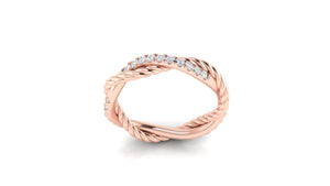 Braided Sparkle Ring S 178 Braided Sparkle Ring S 178