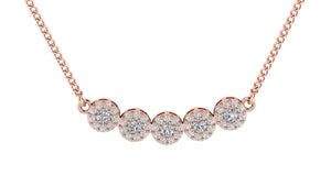 Radiant Five - Cluster Necklace Radiant Five - Cluster Necklace