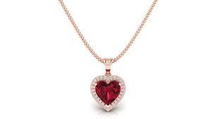 Sparkling Heart of Passion Necklace Sparkling Heart of Passion Necklace
