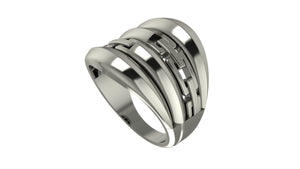 Sleek Architectural Ring Sleek Architectural Ring