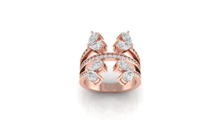 Triple Band Sapphire Ring Triple Band Sapphire Ring