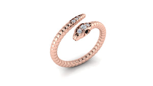 Ruby - Studded Snake Ring Ruby - Studded Snake Ring