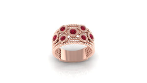 Daisy Chain Gemstone Ring Daisy Chain Gemstone Ring