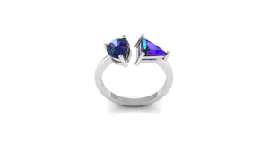 Heartfelt Duo Emerald Ring Heartfelt Duo Emerald Ring
