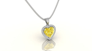 Sparkling Heart of Passion Necklace Sparkling Heart of Passion Necklace