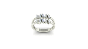 Radiant Rectangles Ring Radiant Rectangles Ring