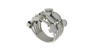Elegant Multi - Band Ring Elegant Multi - Band Ring