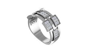 Elegant Diamond - Studded Ring S16 Elegant Diamond - Studded Ring S16