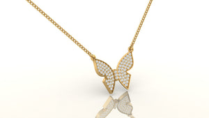 Radiant Butterfly Charm Necklace Radiant Butterfly Charm Necklace