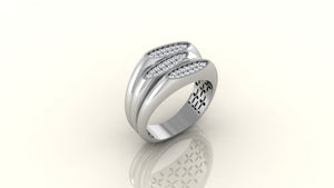 Luminous Triple Pathway Ring Luminous Triple Pathway Ring