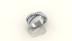 Celeste Crossover Ring Celeste Crossover Ring
