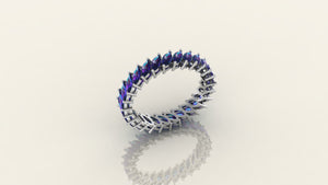 Amethyst Eternity Ring Amethyst Eternity Ring
