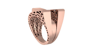 Modern Art Deco Ring Modern Art Deco Ring