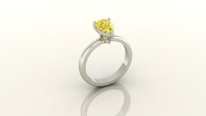 Amber Light Engagement Ring Amber Light Engagement Ring