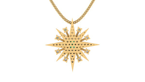 Shimmering Emerald Star Necklace Shimmering Emerald Star Necklace