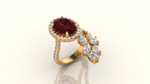 Exquisite Ruby Centerpiece Ring Exquisite Ruby Centerpiece Ring