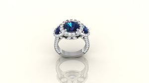 Starlight Sapphire Engagement Ring Starlight Sapphire Engagement Ring