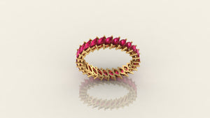 Amethyst Eternity Ring Amethyst Eternity Ring
