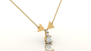 Modern Triangle Necklace Modern Triangle Necklace