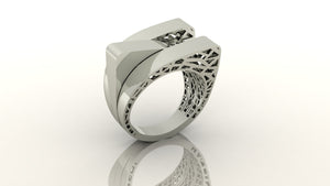 Modern Art Deco Ring Modern Art Deco Ring