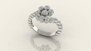 Clustered Gemstone Ring Clustered Gemstone Ring
