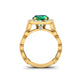 OVAL ENGAGMENT RING S847