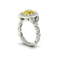 OVAL ENGAGMENT RING S847