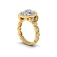OVAL ENGAGMENT RING S847