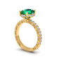 Solitaire Oval Ring S862