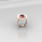 RUBY HALO RING S37