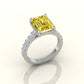 EMERALD ENGAGMENT RING S846