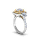 Engagement Ring cushion cut S856