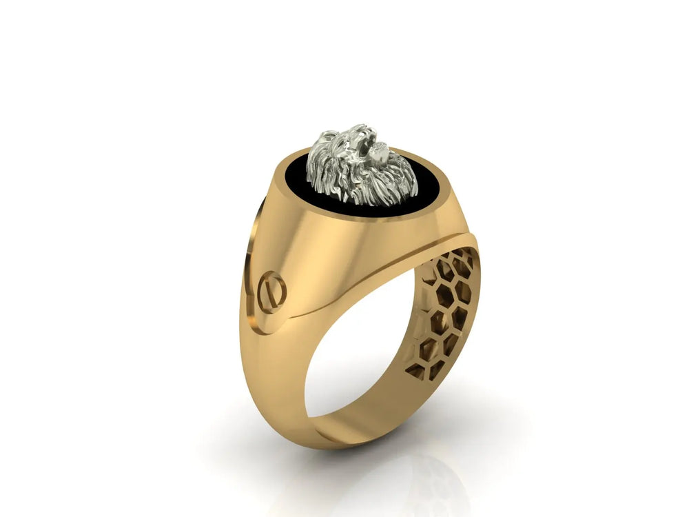 LION ENAMEL RING S45