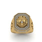 LION DIAMOND RING S47