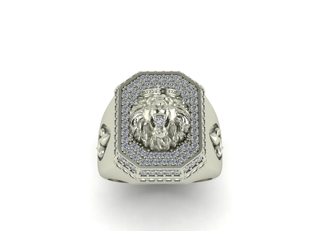 LION DIAMOND RING S47