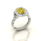 OVAL ENGAGMENT RING S847