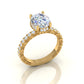 Solitaire Oval Ring S862