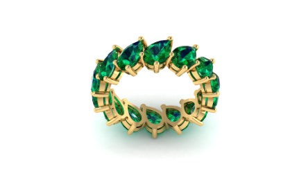 Eternity Pear Band S858