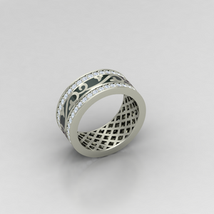 FLORAL ENAMEL RING S29