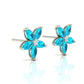 Diamond Petal Charm Earrings