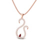 Ruby Teardrop Necklace