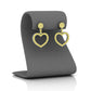 love heart errings S434