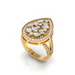 Radiant Multicolor Gemstone Ring