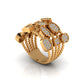 Elegant Multi - Band Ring