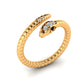 Ruby - Studded Snake Ring