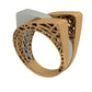 Modern Art Deco Ring